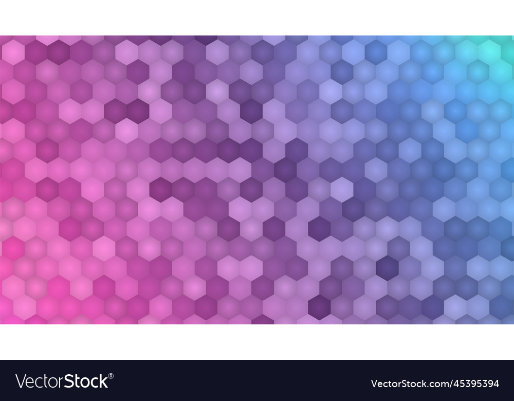 Hexagon abstract gradient background honeycomb