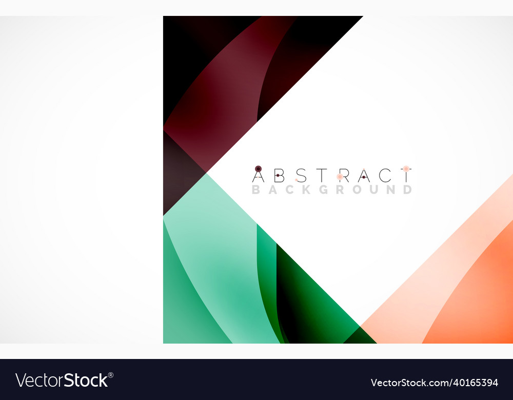 Minimal background abstract square shape vector image Minimal background abstract square shape