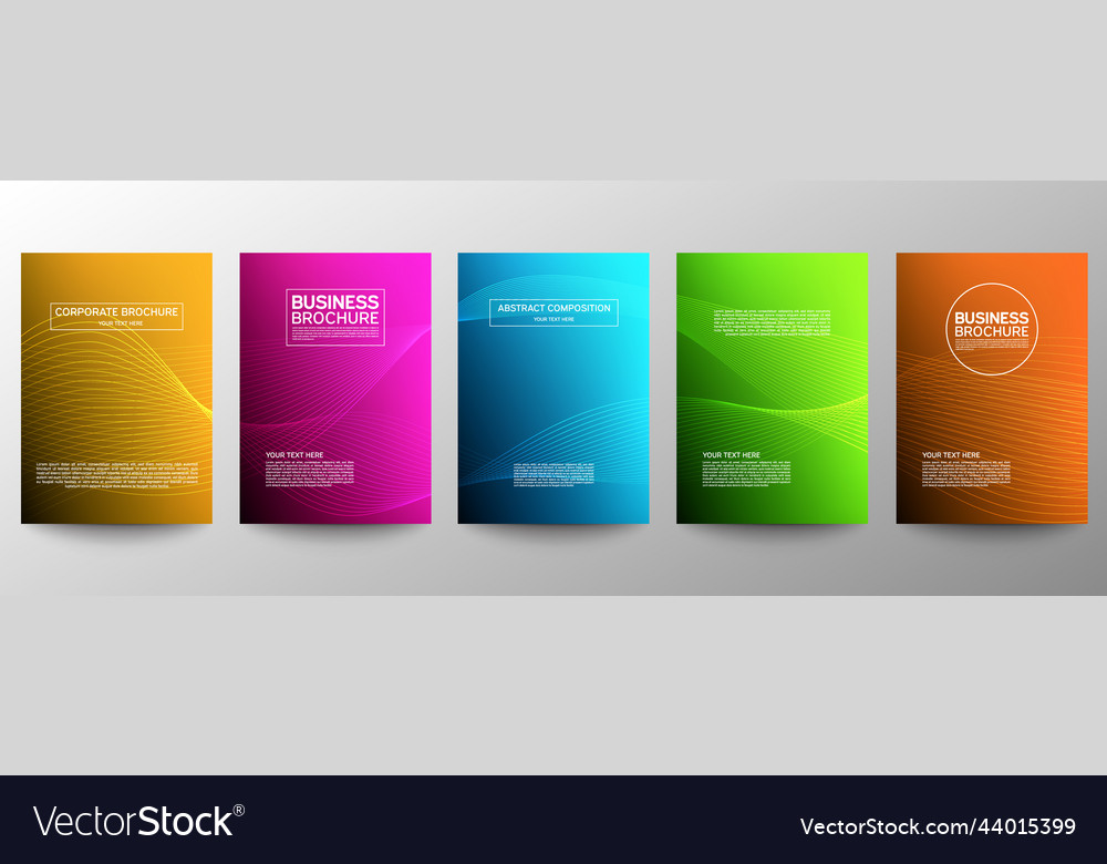 Cover geometric minimal set abstract line pattern vector image Cover geometric minimal set abstract line pattern