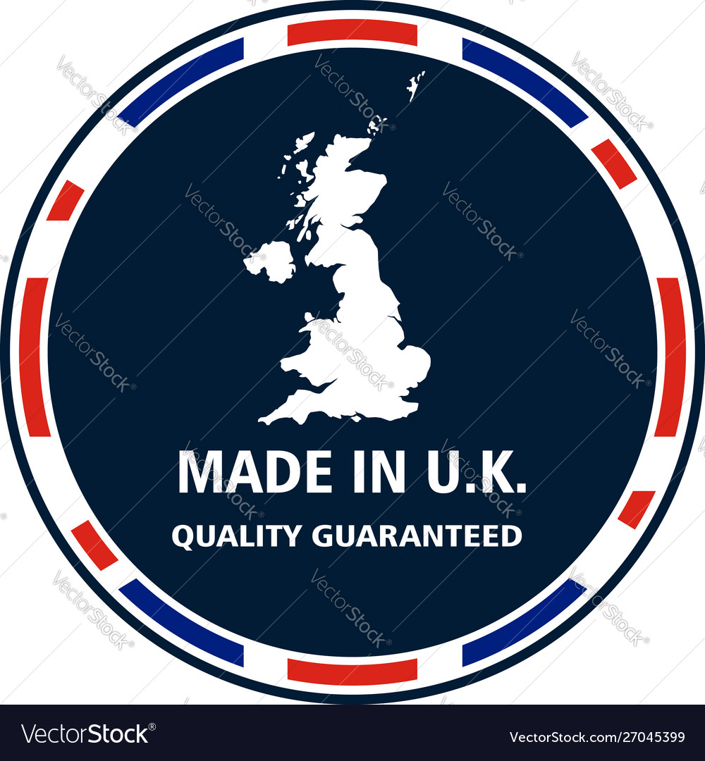 Made in uk quality stamp