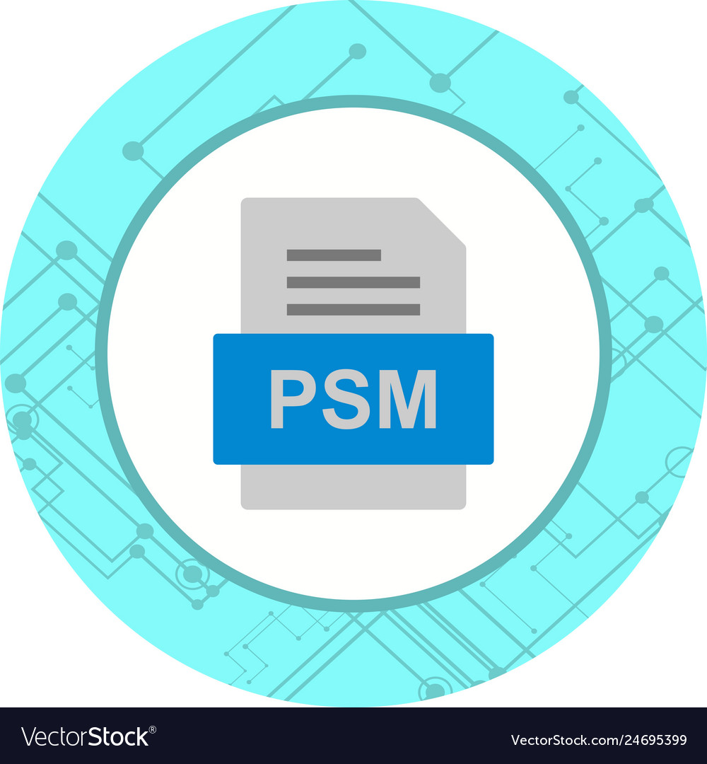 Psm file document icon