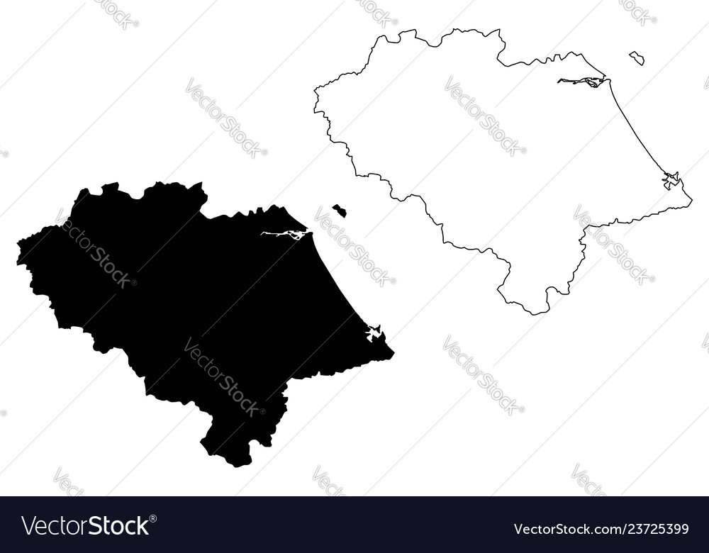 Quang nam province map Royalty Free Vector Image