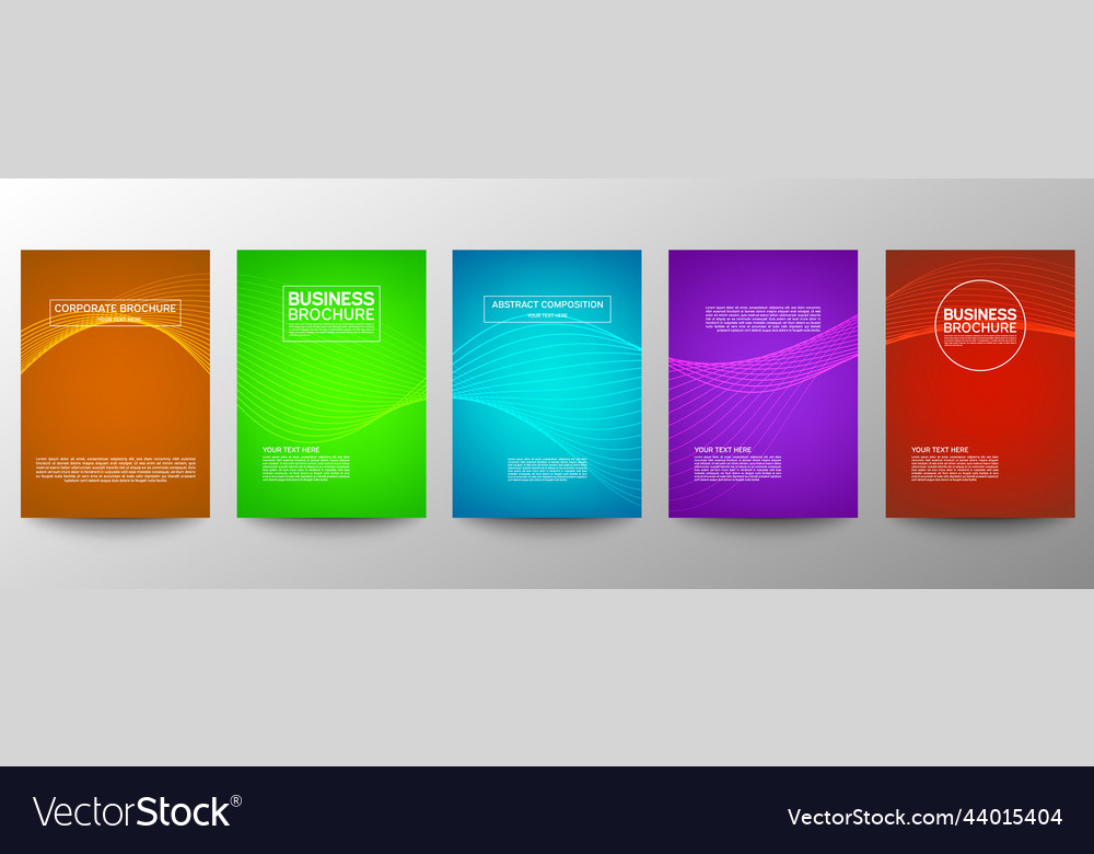 Cover geometric minimal set abstract line pattern vector image Cover geometric minimal set abstract line pattern