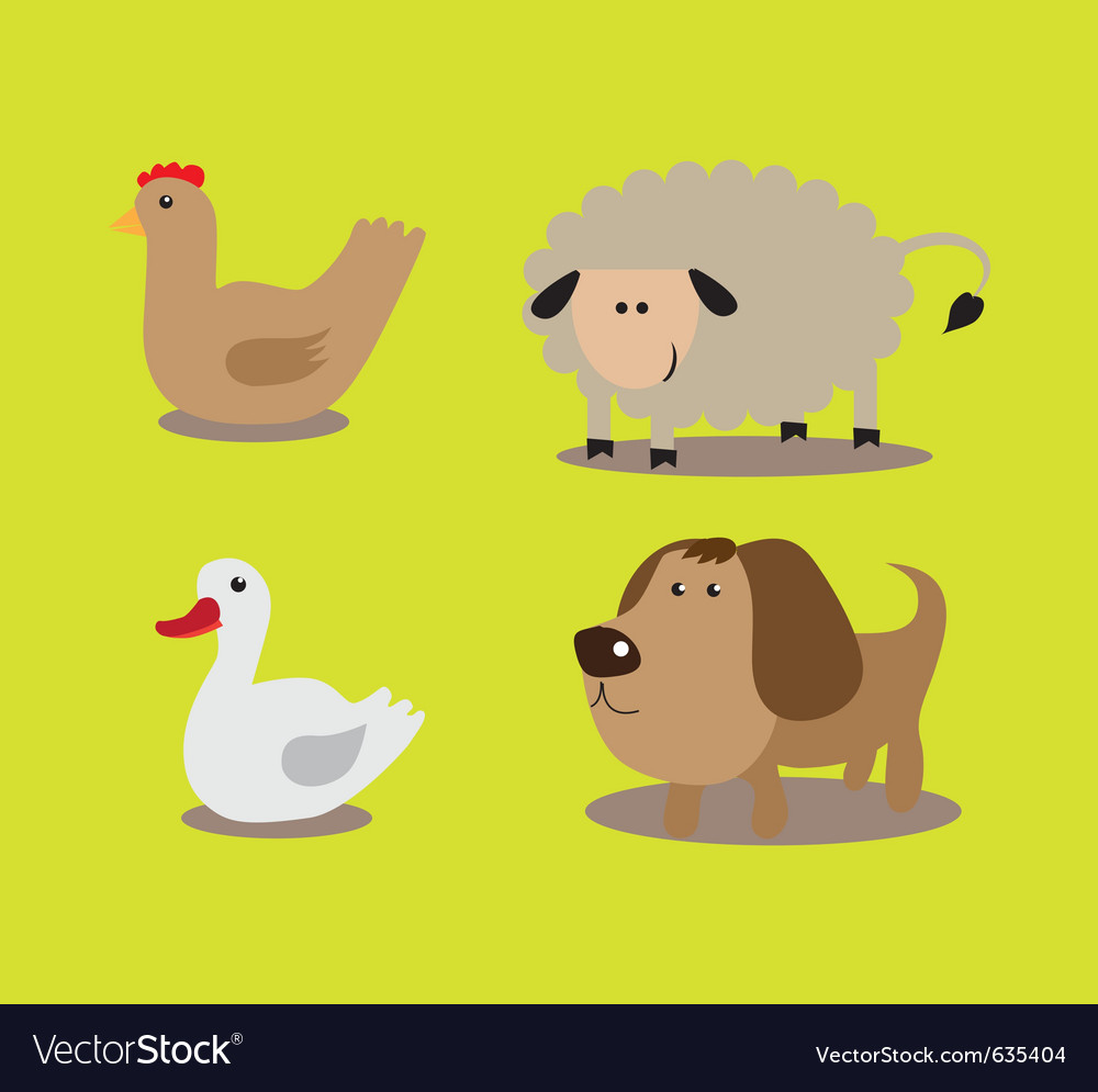 Domestic animals set