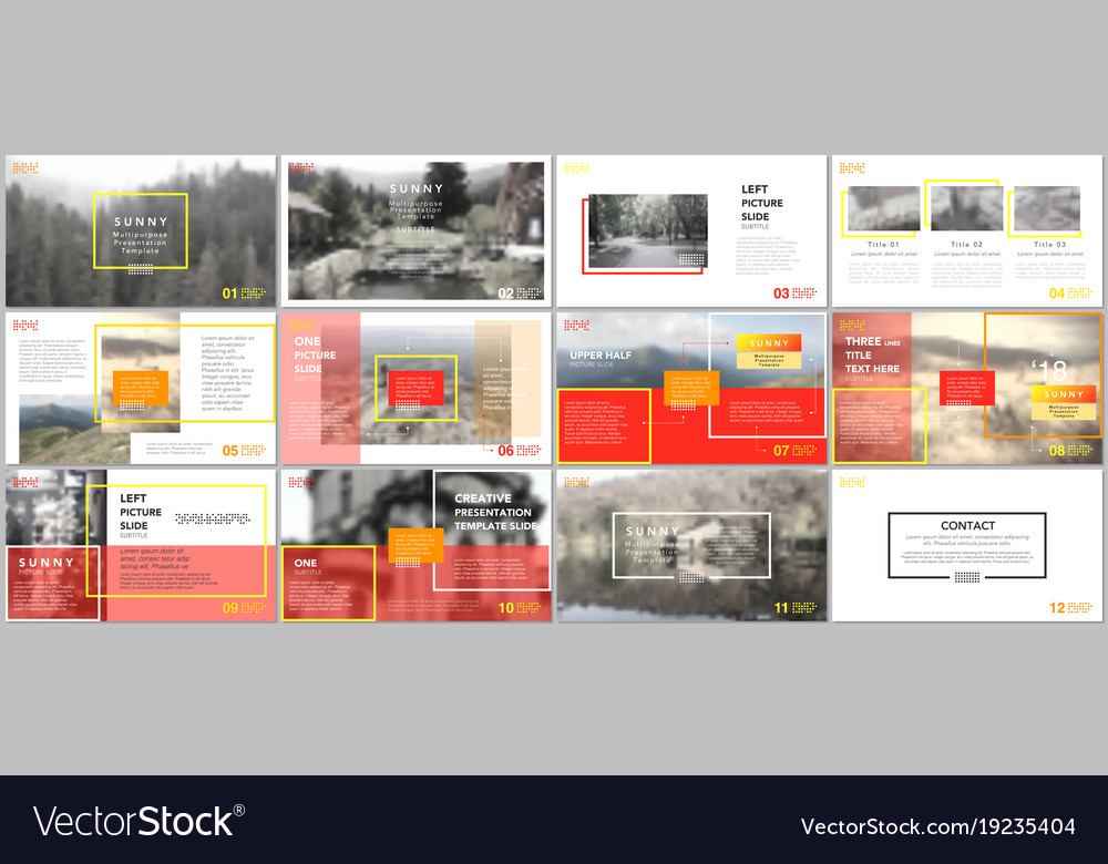 minimal presentation templates brochure