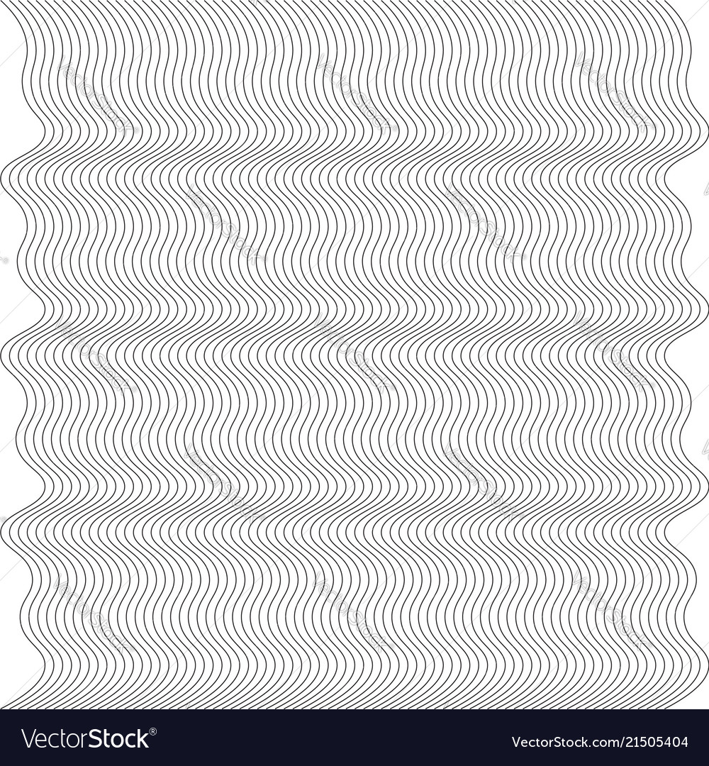 Modern design lines pattern repeat undulated vector image Modern design lines pattern repeat undulated