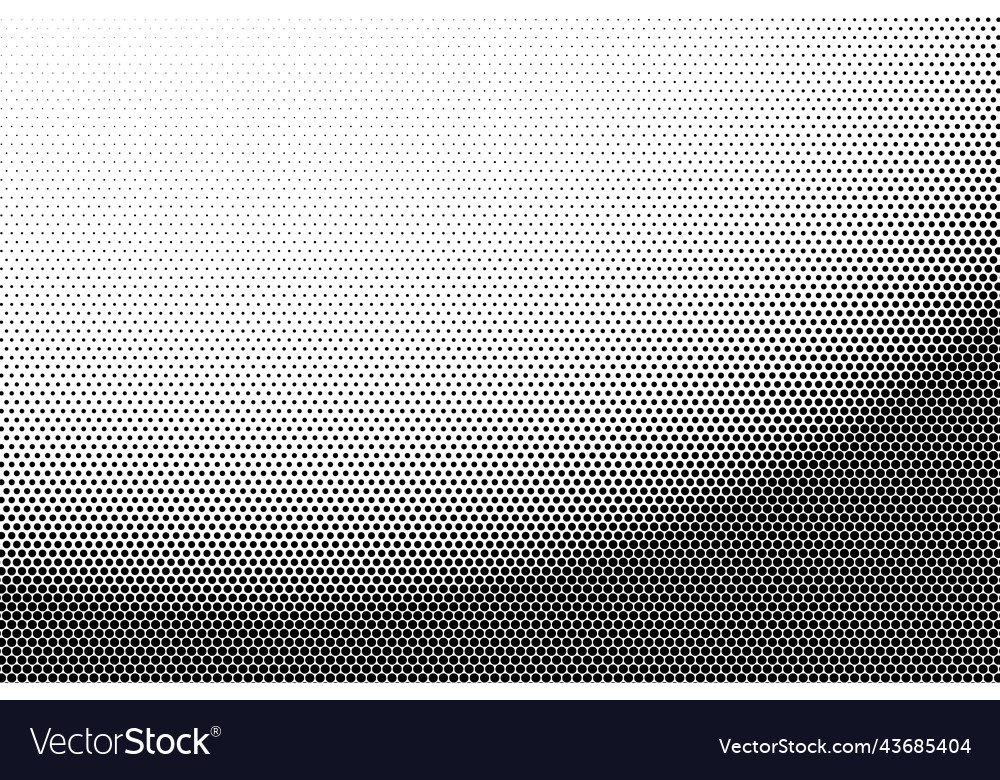 Radial halftone gradient pattern