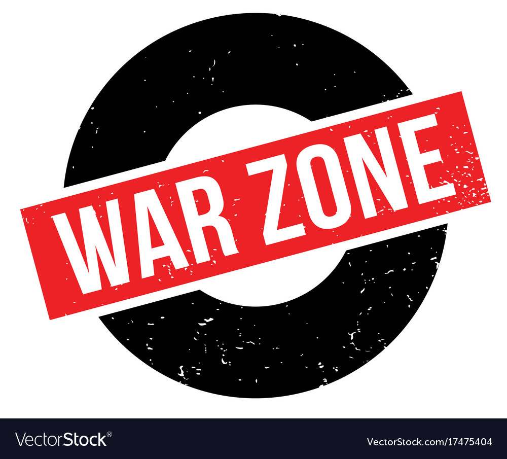 War zone rubber stamp