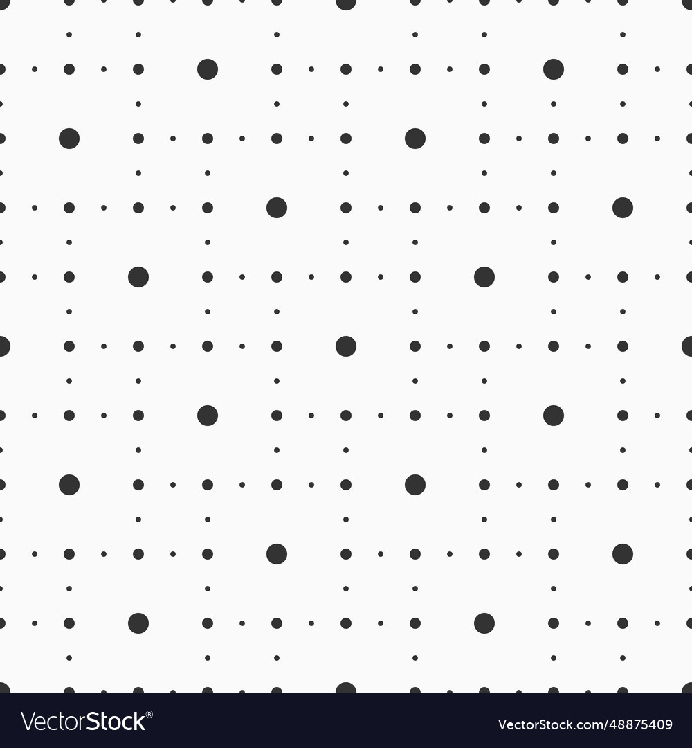 Abstract seamless pattern with dots vector image Abstract seamless pattern with dots