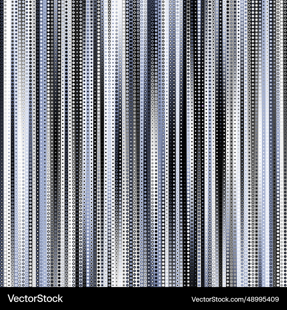 Geometric abstract pattern halftone vertical Vector Image