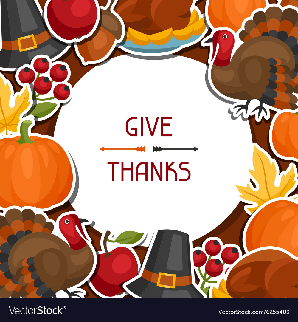 Happy thanksgiving day background design
