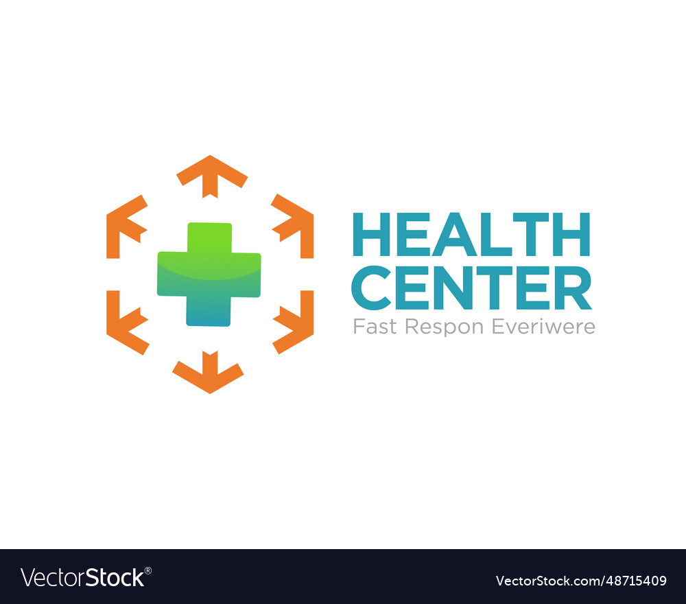 Health medical center logo designs for clinic