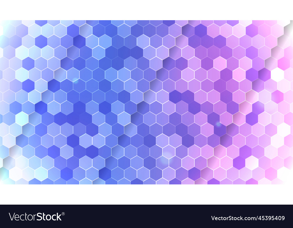 Hexagon Gradient Abstract Background