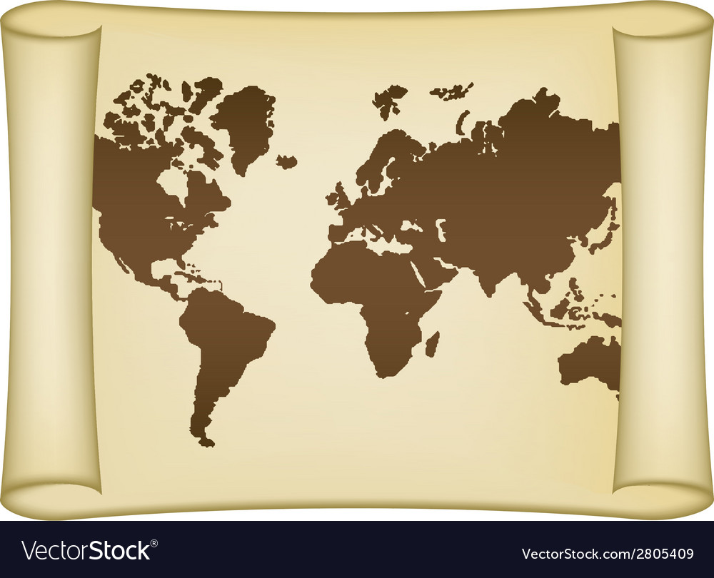 Historical world map