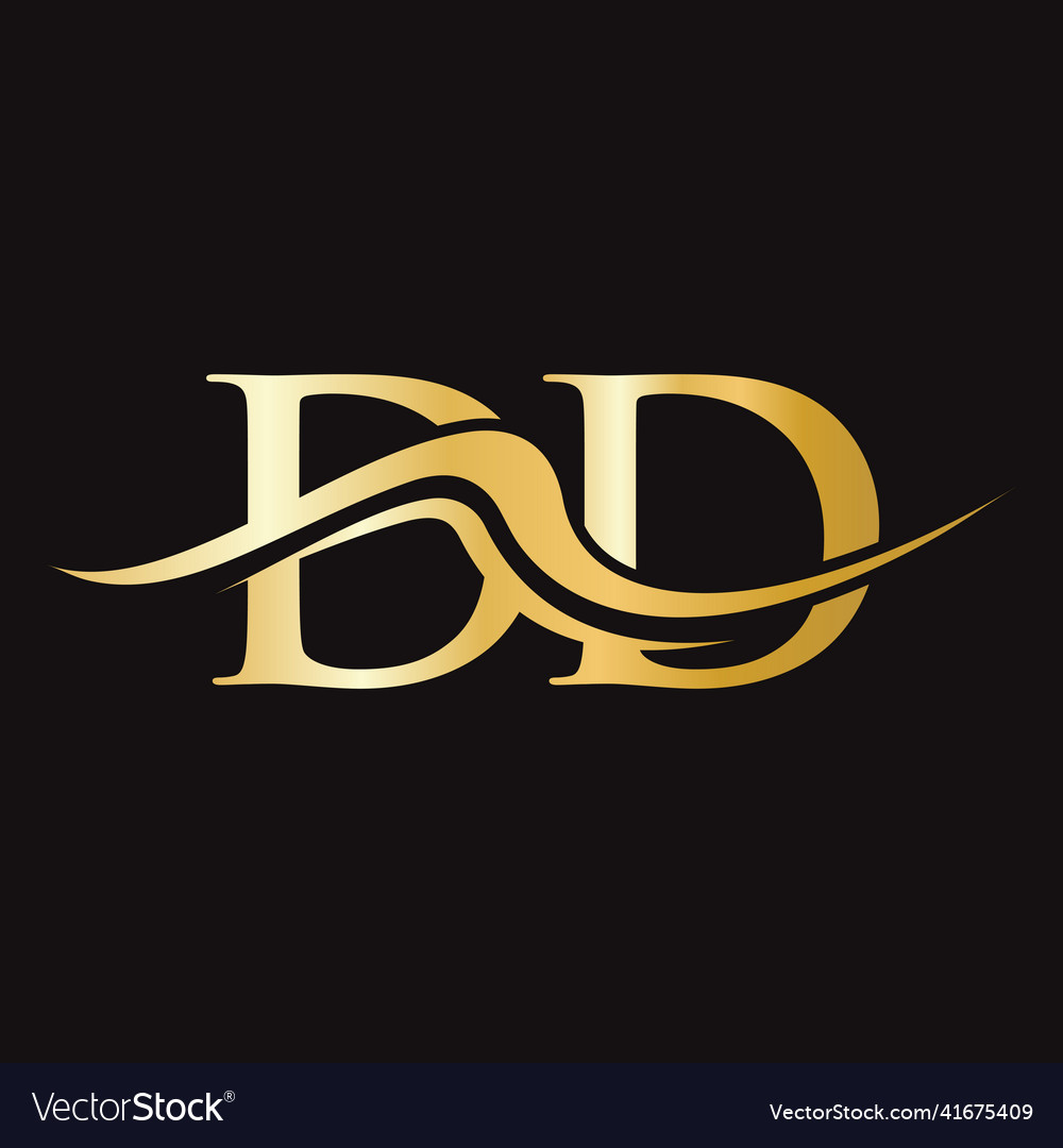 Letter dd logo design initial logotype