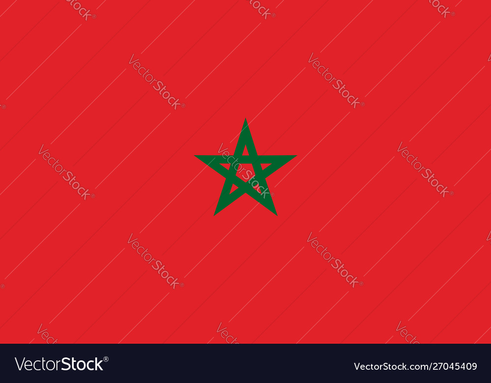 Morocco national flag rabat