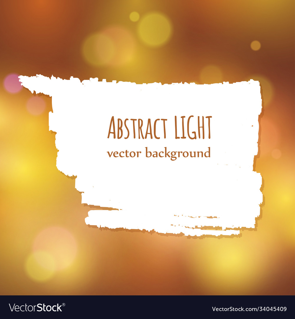 Paint splash frame for text on abstract bokeh vector image Paint splash frame for text on abstract bokeh
