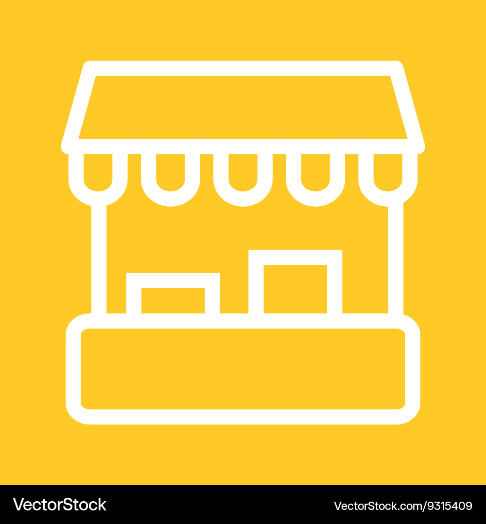 Stall Royalty Free Vector Image - VectorStock