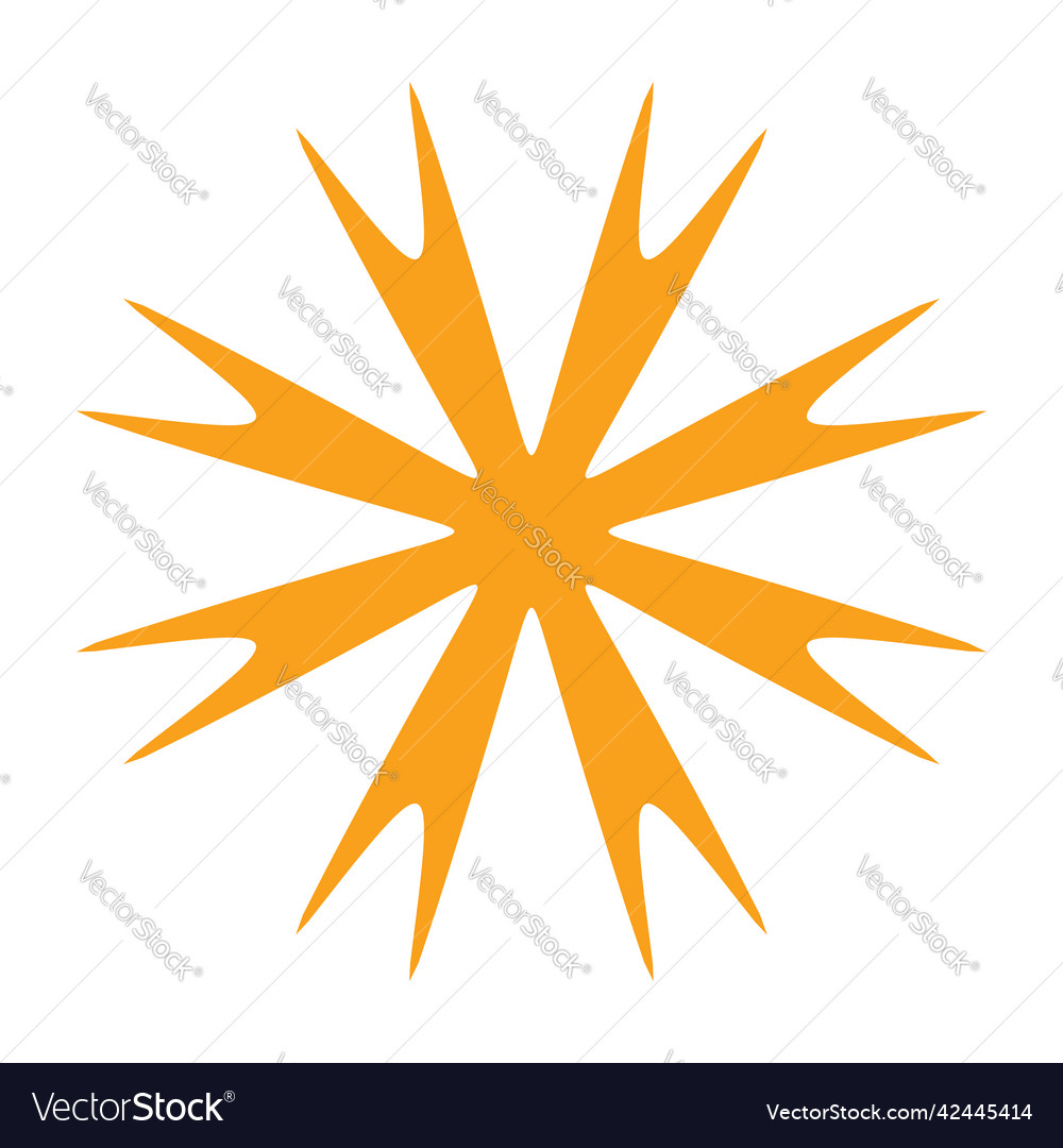 Abstrakte geometrische Symbol-Element Form
