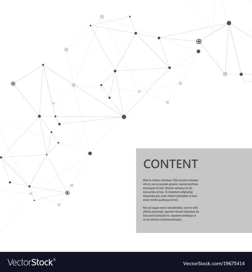 Geometric and connection triangles shapes