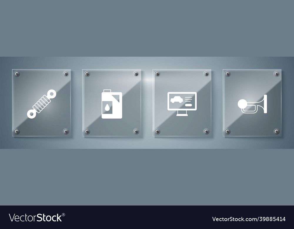 Set signal horn on vehicle diagnostics condition