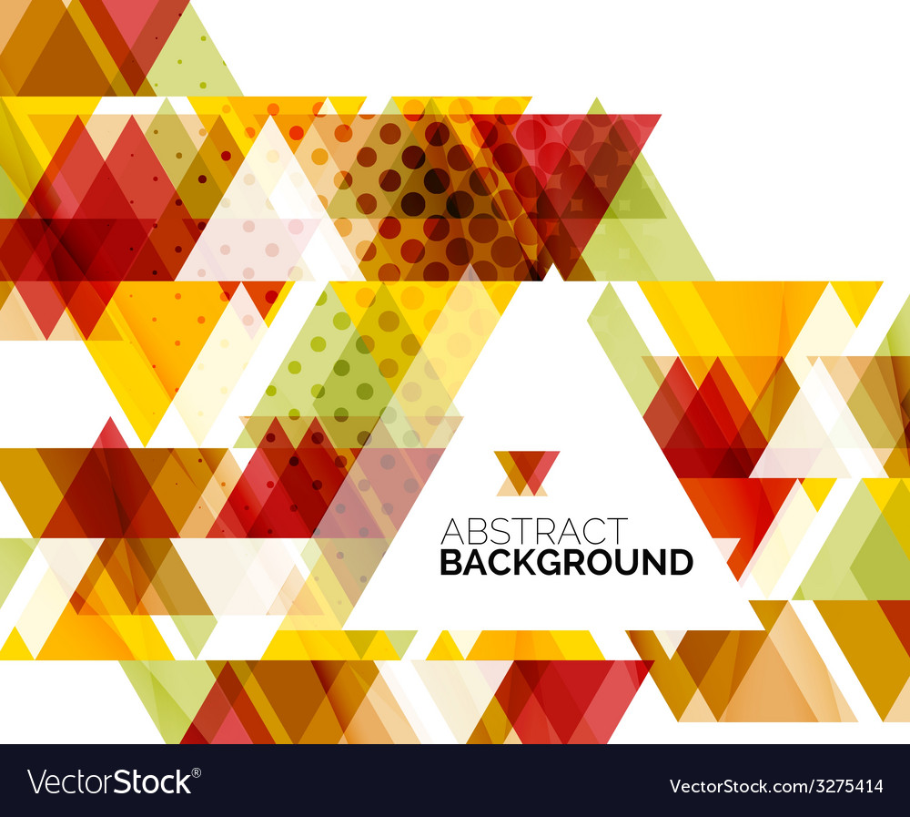 Triangle geometric abstract background