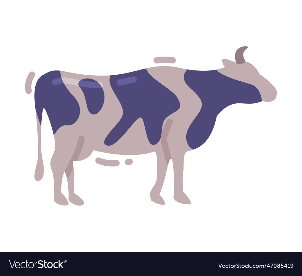 Cattle as domesticated cloven-hooved herbivore vector image Cattle as domesticated cloven-hooved herbivore