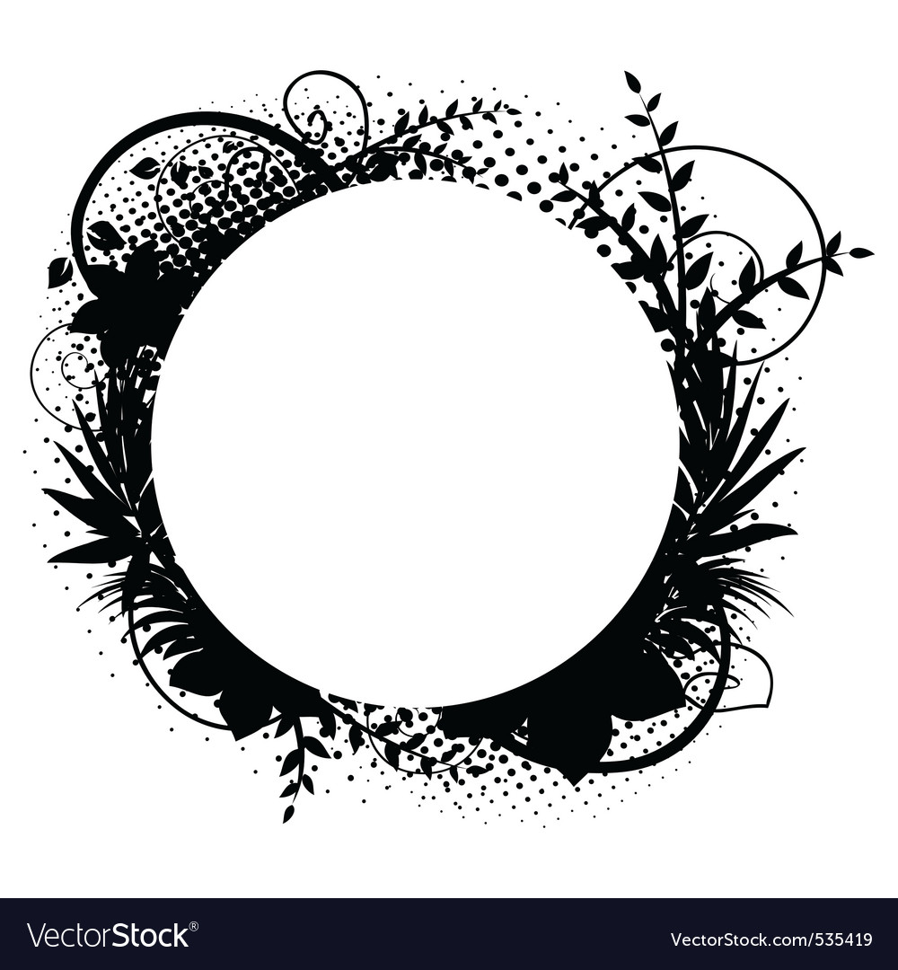 Download Circle frame Royalty Free Vector Image - VectorStock