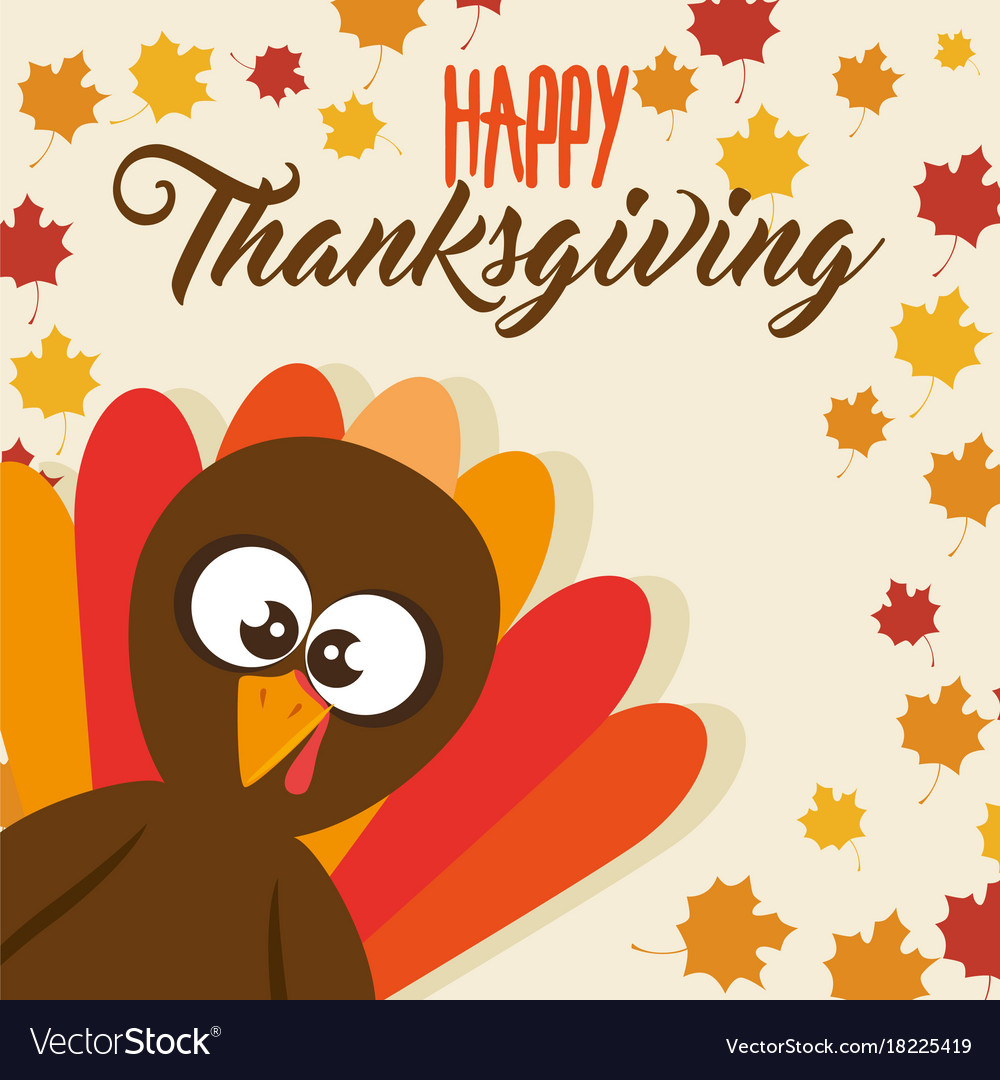 Happy thanksgiving day card