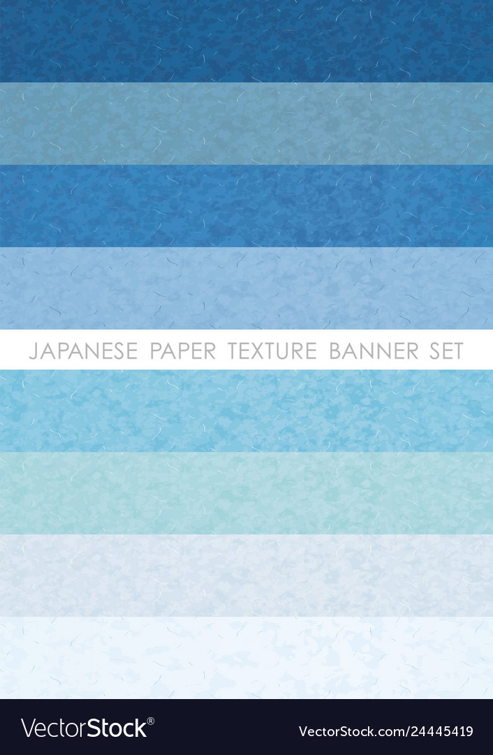 Japanese paper banner set