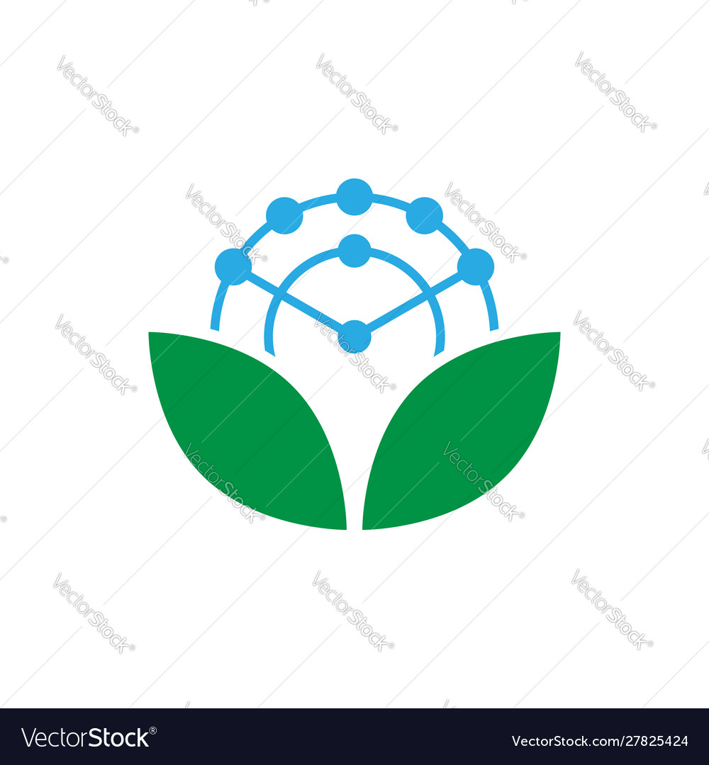 Antioxidant icon in flat style molecule on white