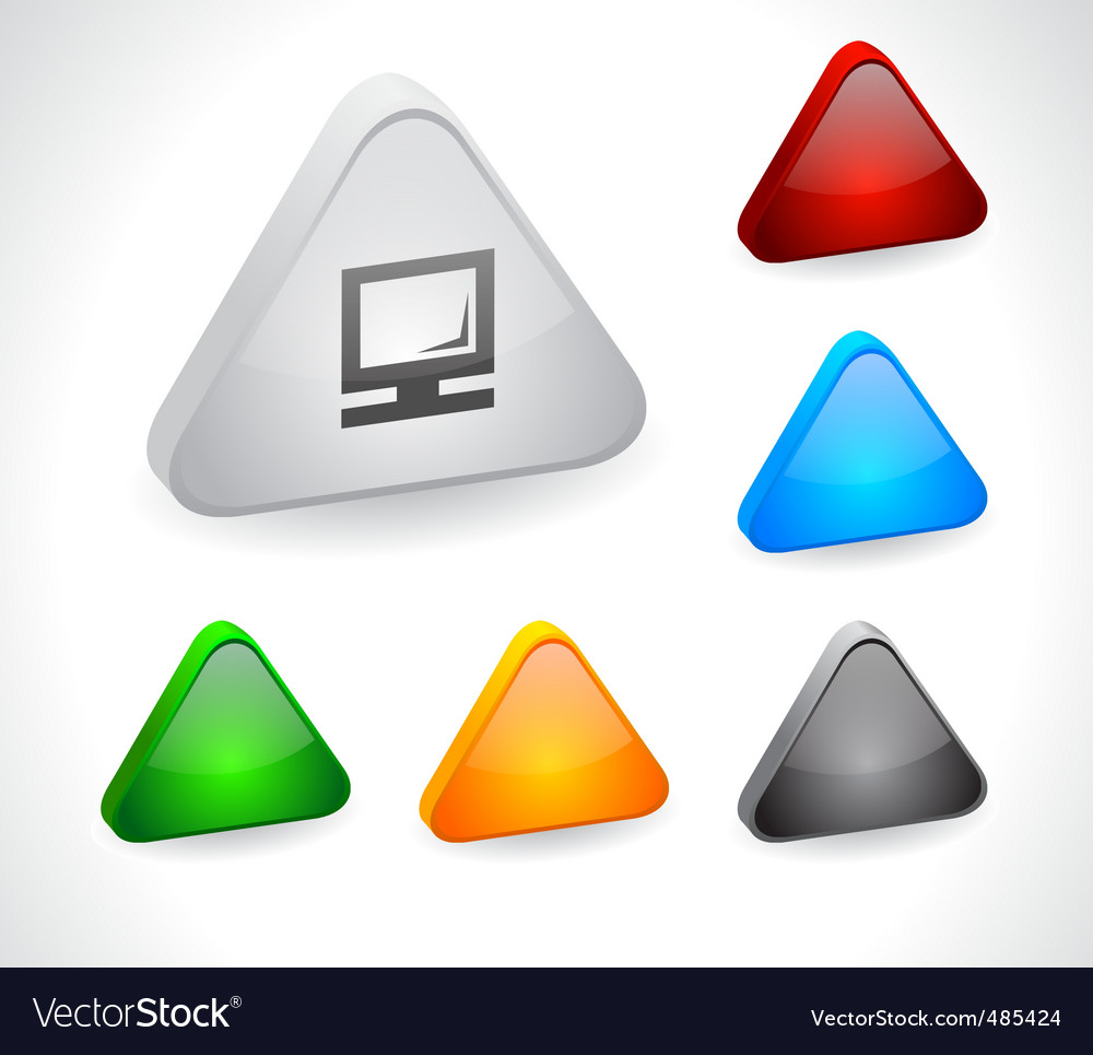 Color 3d buttons for web
