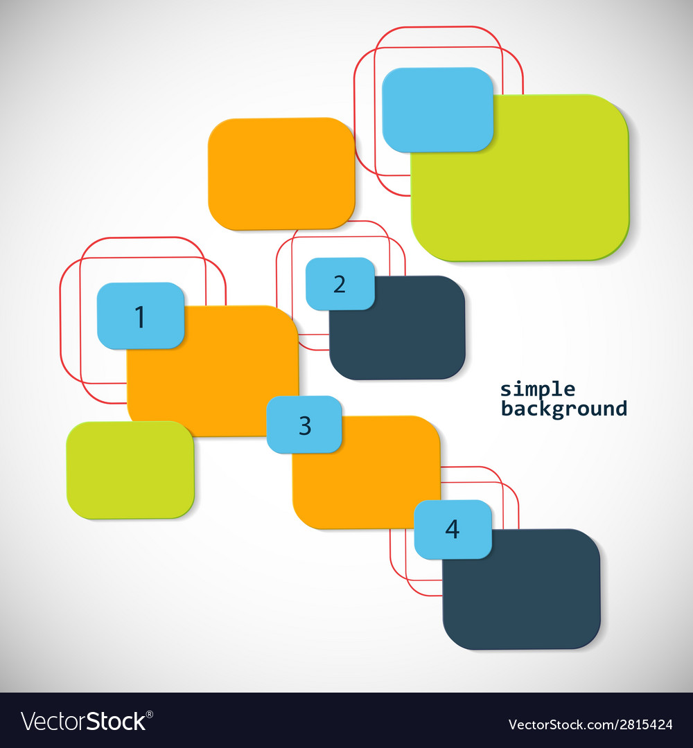 Colored elements for text and symbols