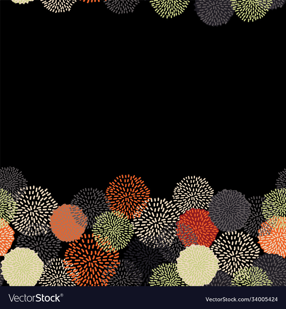 Pom bobble seamless pattern trendy vector image Pom bobble seamless pattern trendy