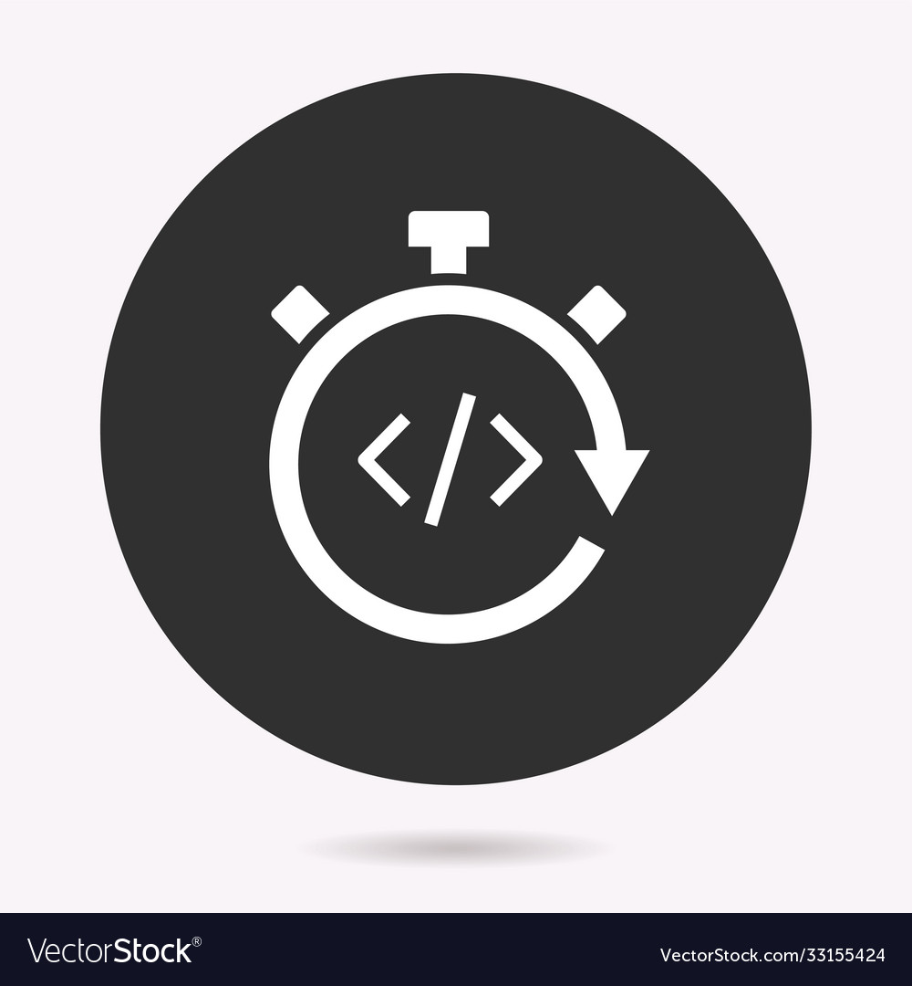 Programming - icon isolated Royalty Free Vector Image