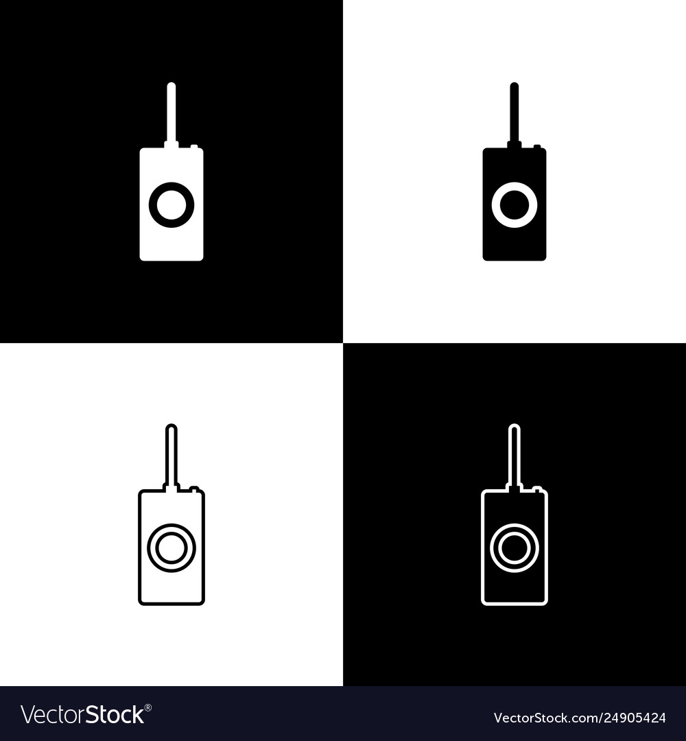 Set remote control icons isolated on black vector image Set remote control icons isolated on black