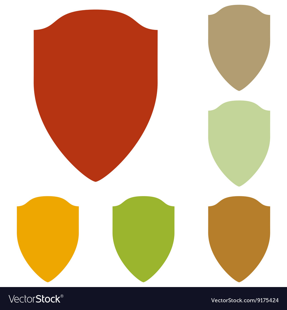 Shield sign Royalty Free Vector Image - VectorStock