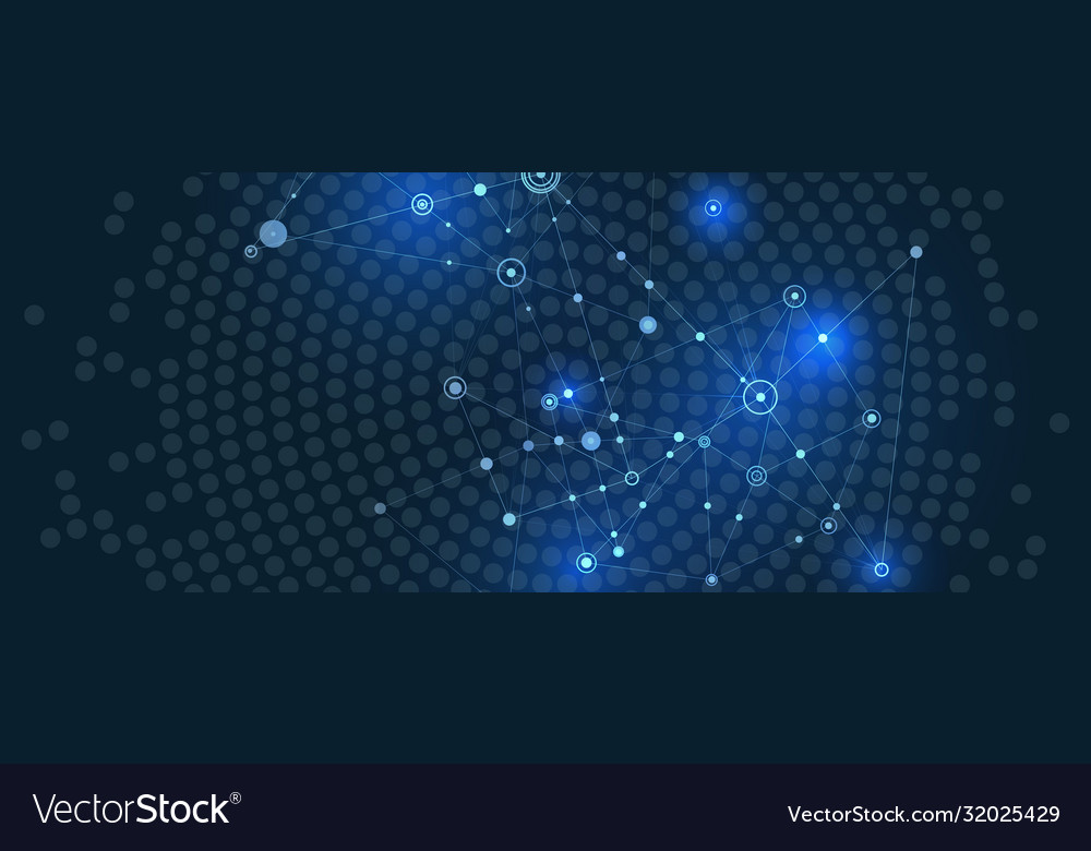 Background molecular structure abstract vector image Background molecular structure abstract
