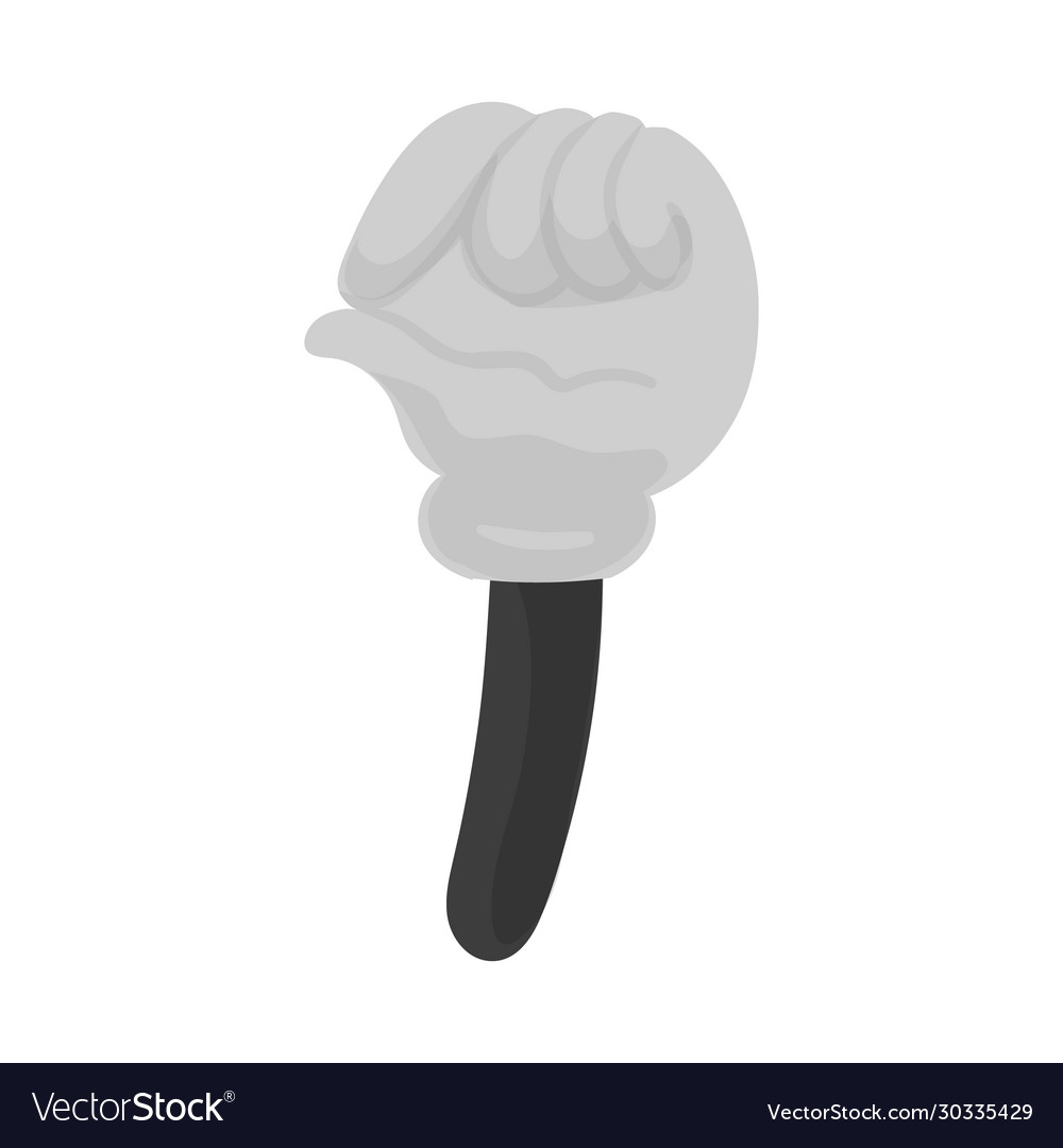 Design fist and hand sign web element