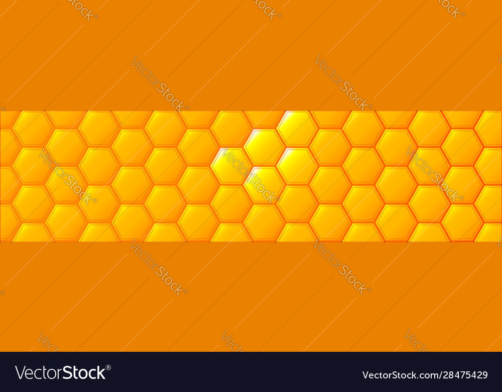Honeycombe hexagonal web banner background