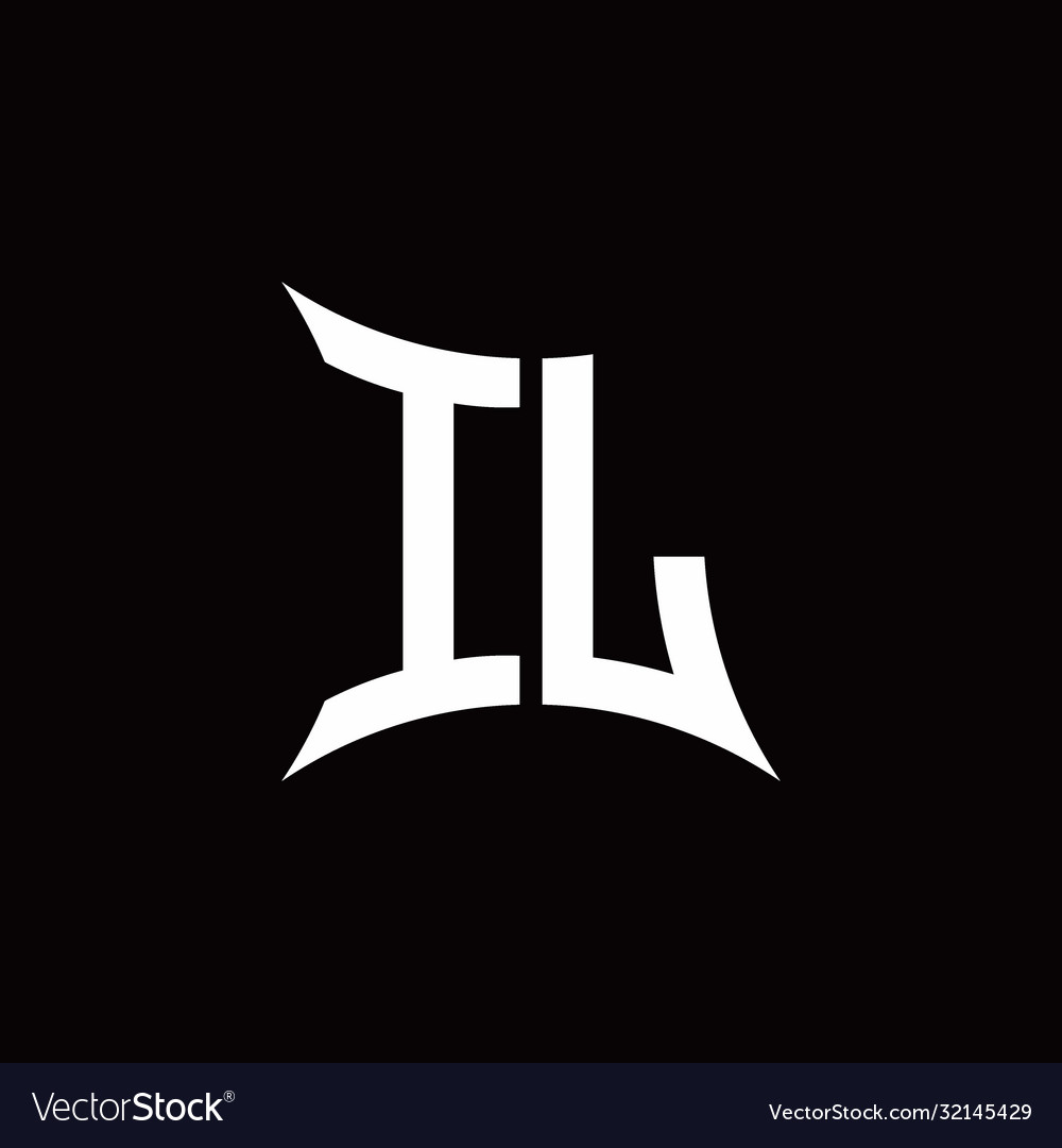 Il monogram logo with sharped shape design