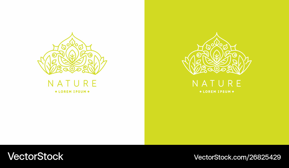 Original linear image crown Royalty Free Vector Image