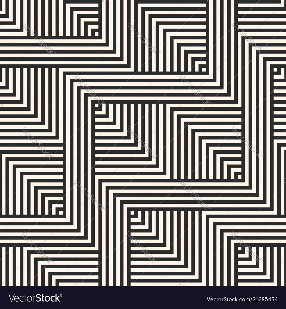 Geometric seamless pattern with zigzag lines