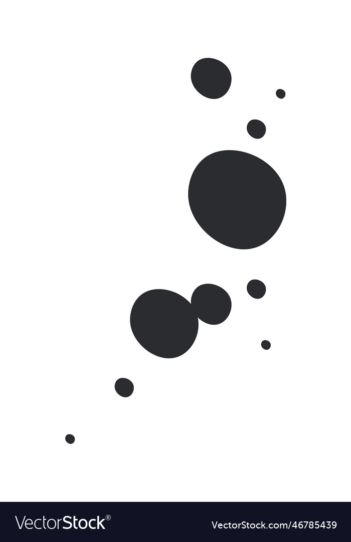 Abstract circle blots Royalty Free Vector Image