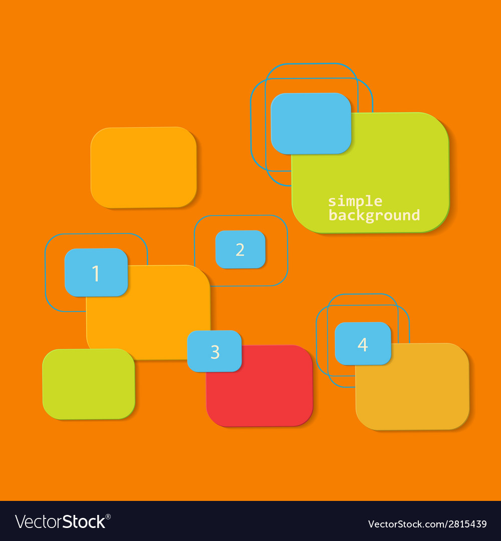 Colored elements for text and symbols