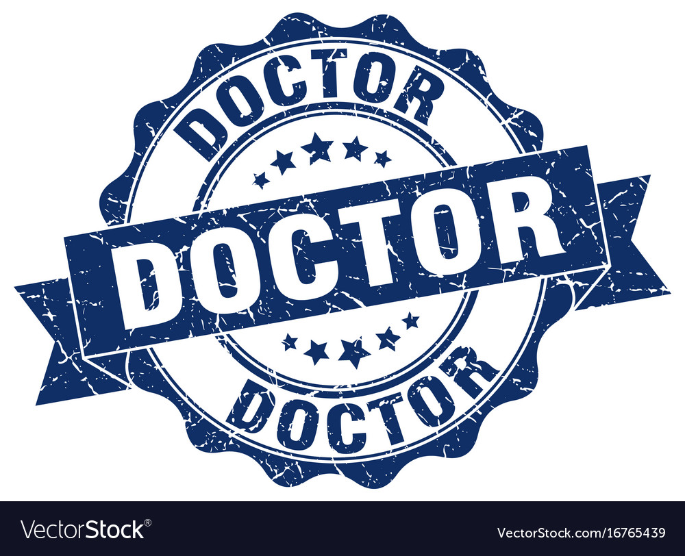 Doctor stamp sign seal Royalty Free Vector Image