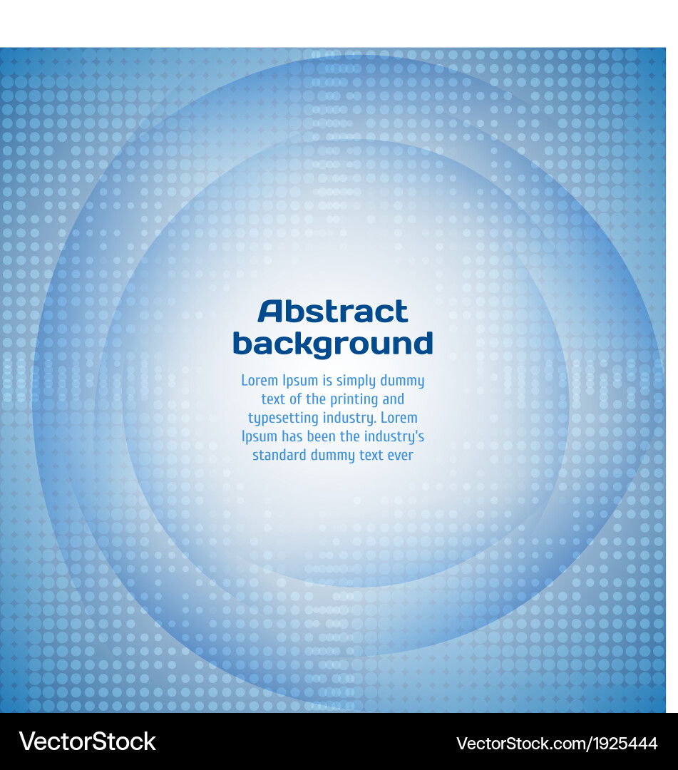 Blue background with halftone Royalty Free Vector Image