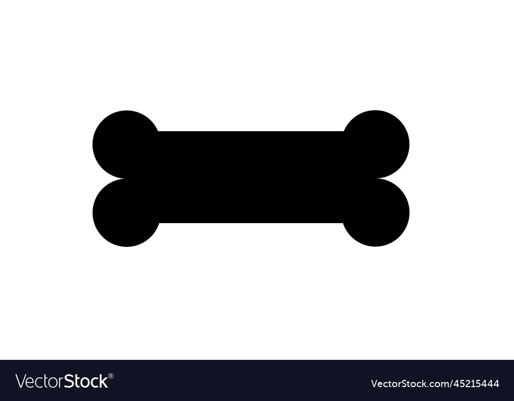 Dog bone isolated icon design Royalty Free Vector Image