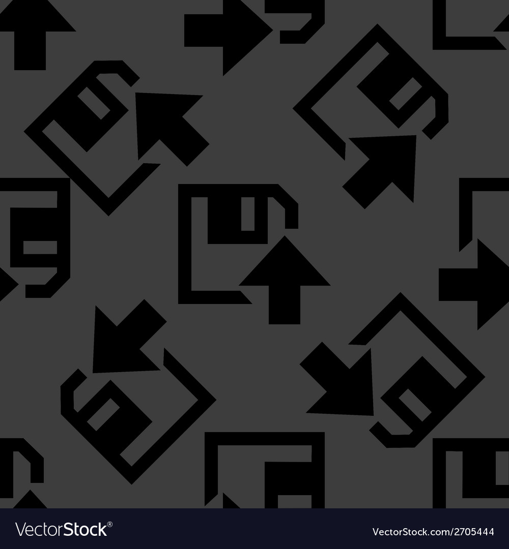 Floppy disk upload web icon flat design seamless
