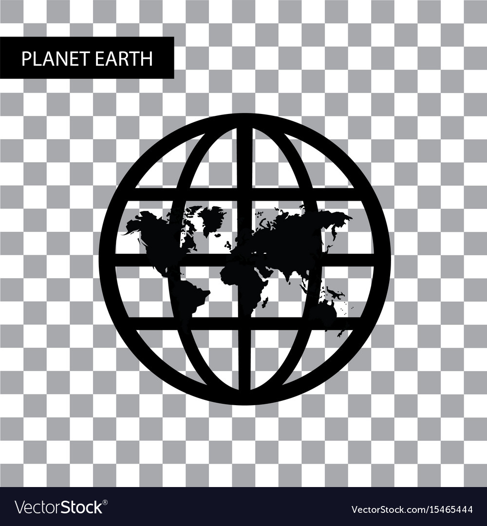 Planet earth symbol